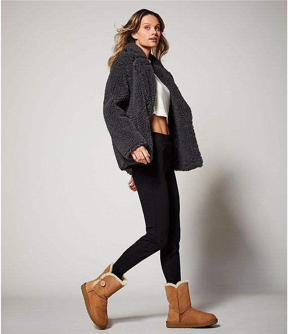 UGG® Gertrude Faux Fur Double Breasted Teddy Coat Product Image