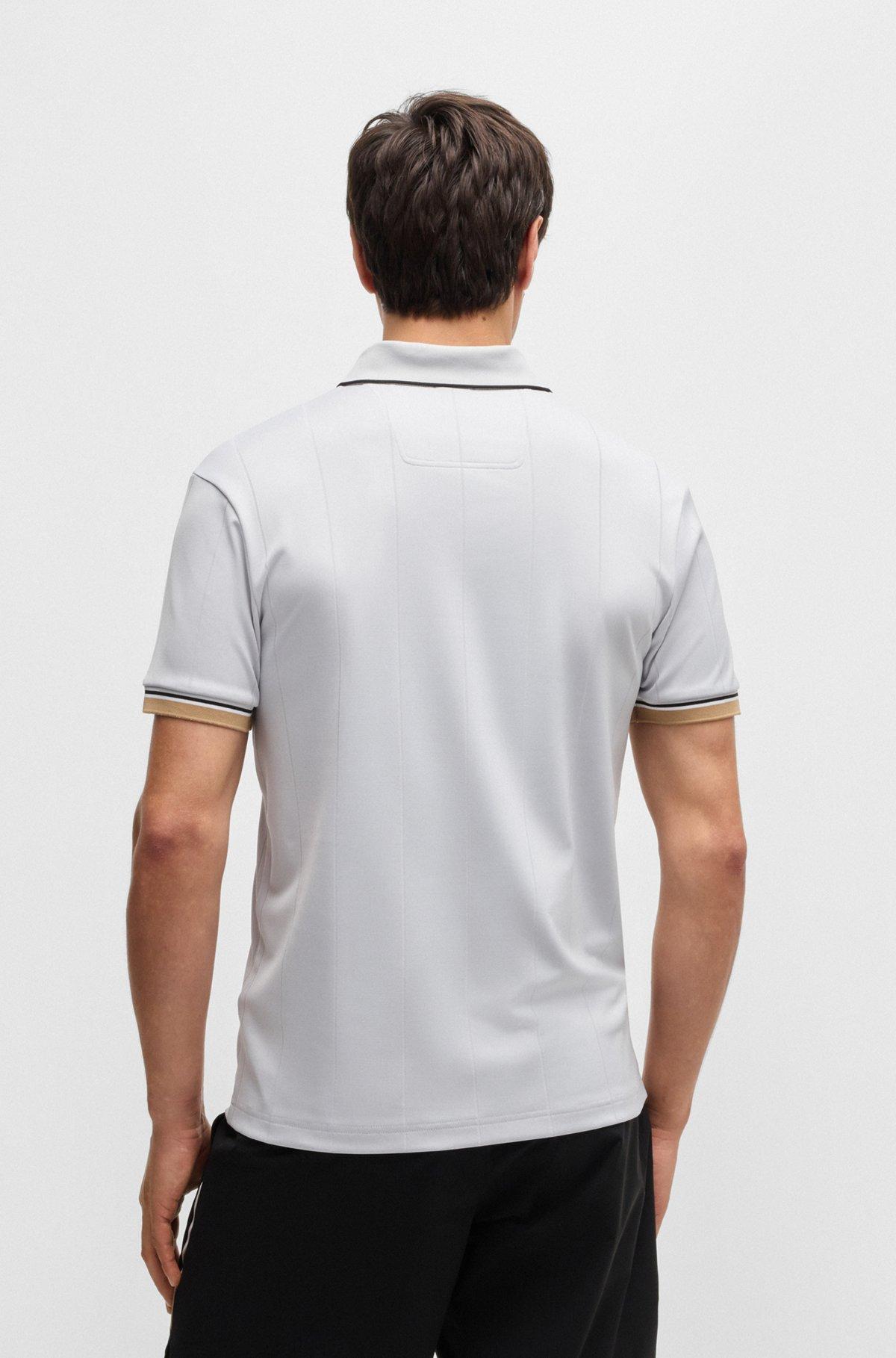 Active polo shirt with four-way stretch Product Image
