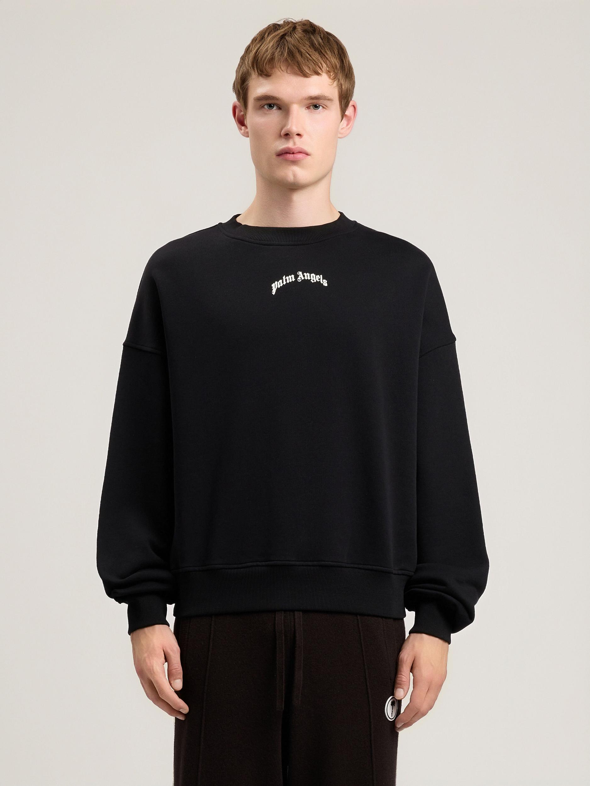 Back Curved Logo Loose Sweatshirt Product Image