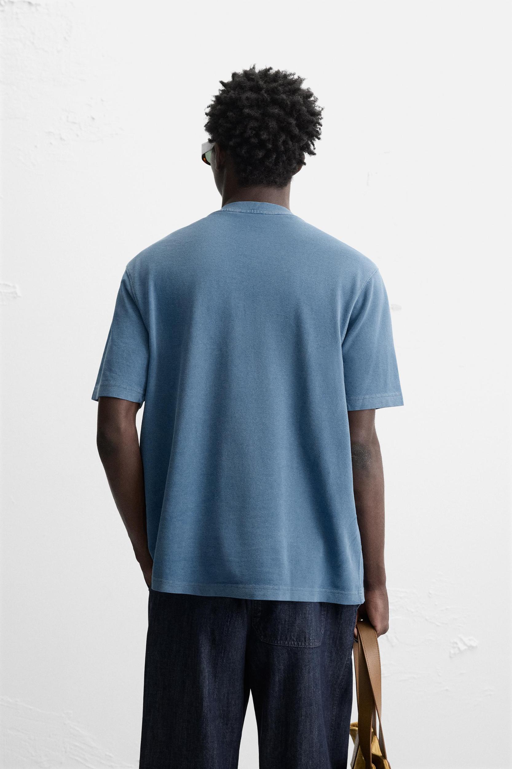 EMBROIDERED PIQUÉ T-SHIRT Product Image