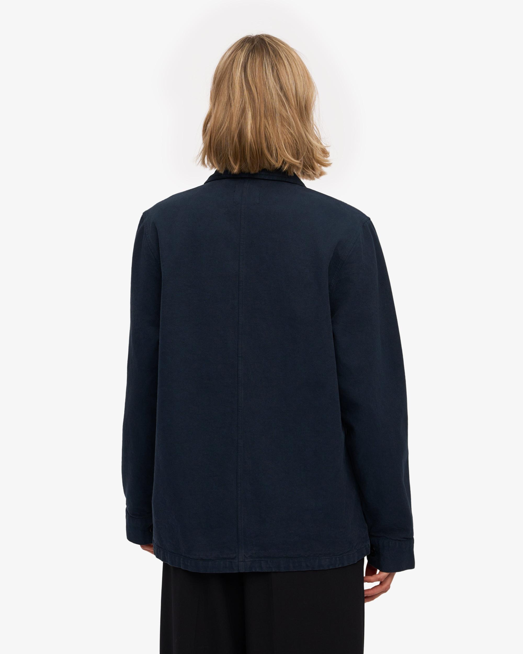 Organic Workwear Jacket - Marine Blue Product Image