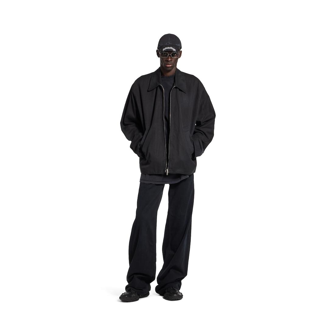 Men's Zip-up Jacket in Black Product Image