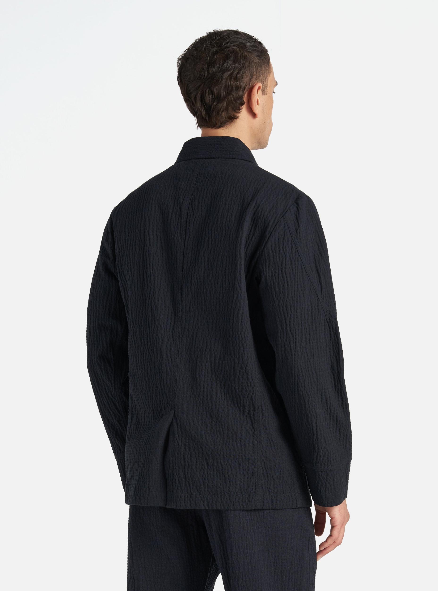 Dark Navy Ospina Cotton Original Bakers Jacket Product Image