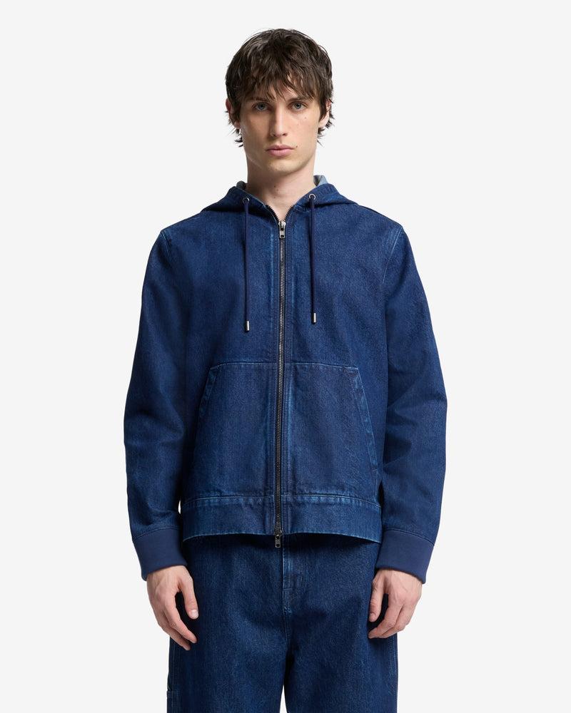 Utility Denim Hoodie Product Image