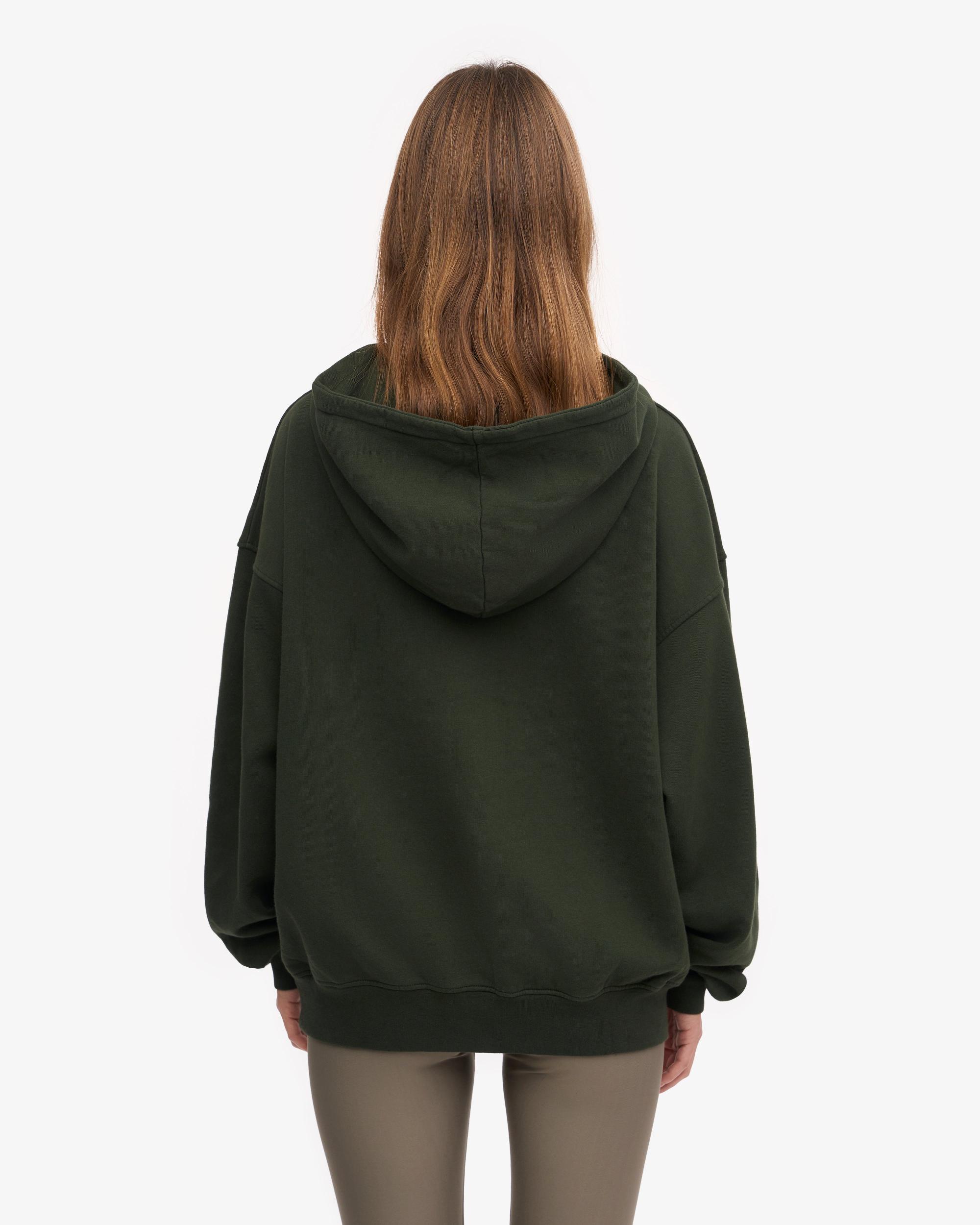 Organic Oversized Hood - Hunter Green Product Image