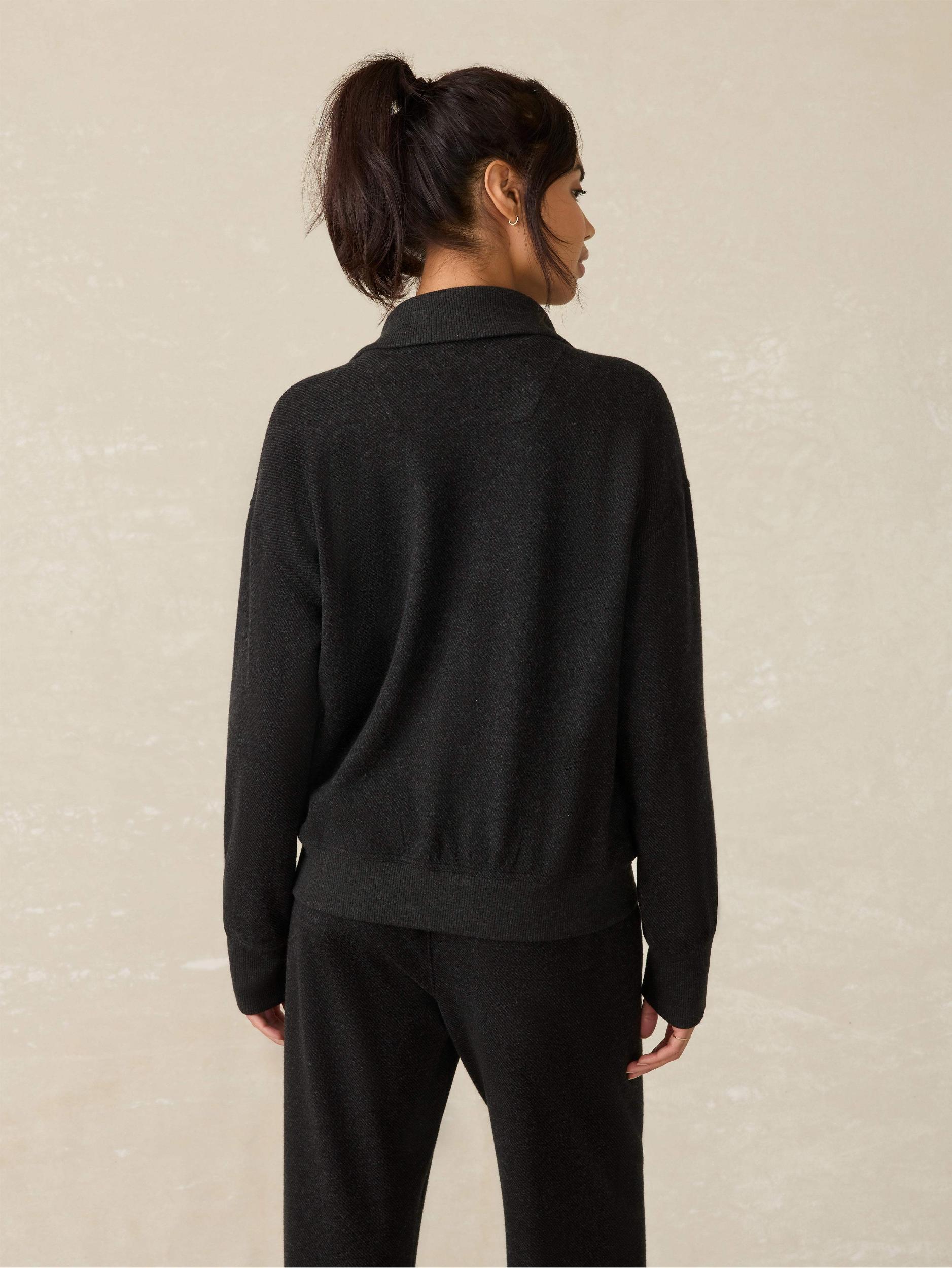 Legend™ Lounge Full Zip - Heathered Black Twill Female Product Image