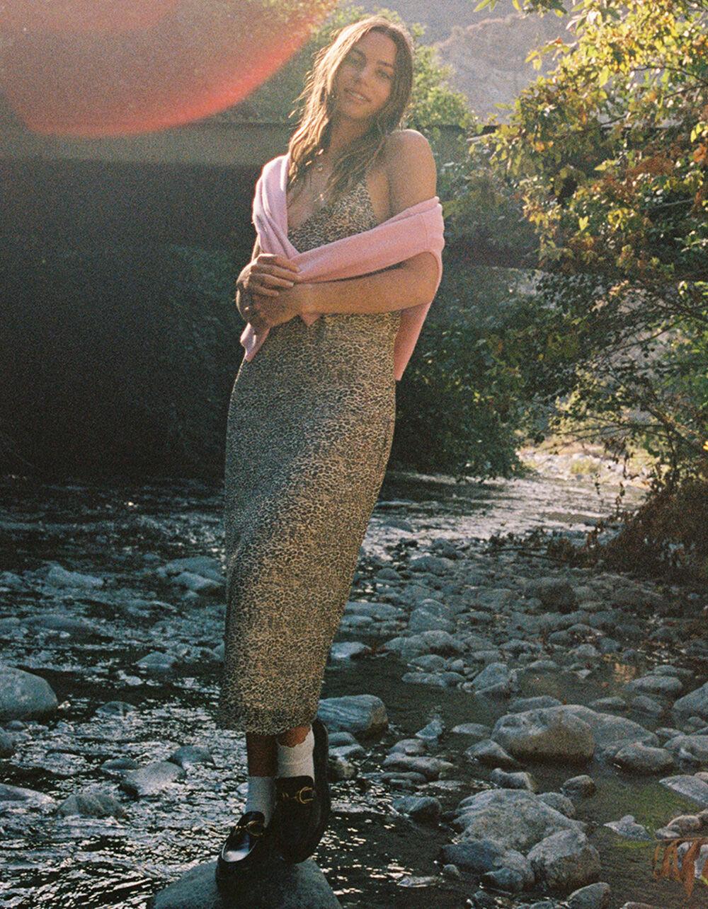 NOISY MAY Melina Singlet Leopard Womens Dress - LEOPARD Product Image