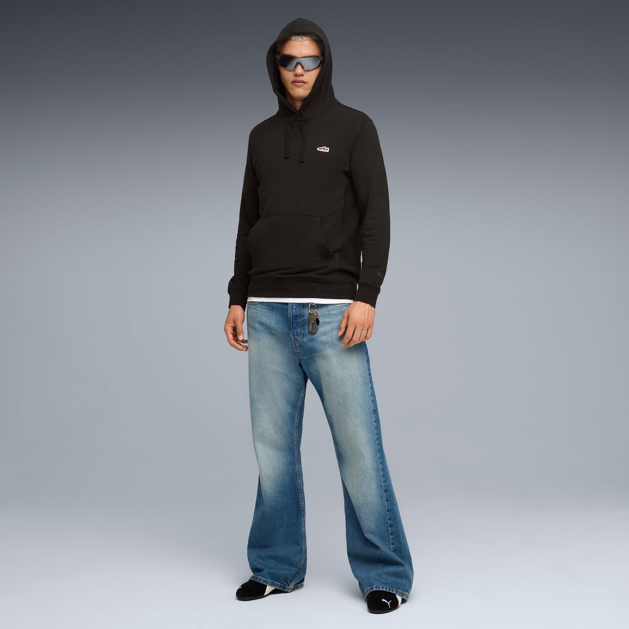 PUMA Wardrobe Essentials Suede Men's Hoodie Product Image