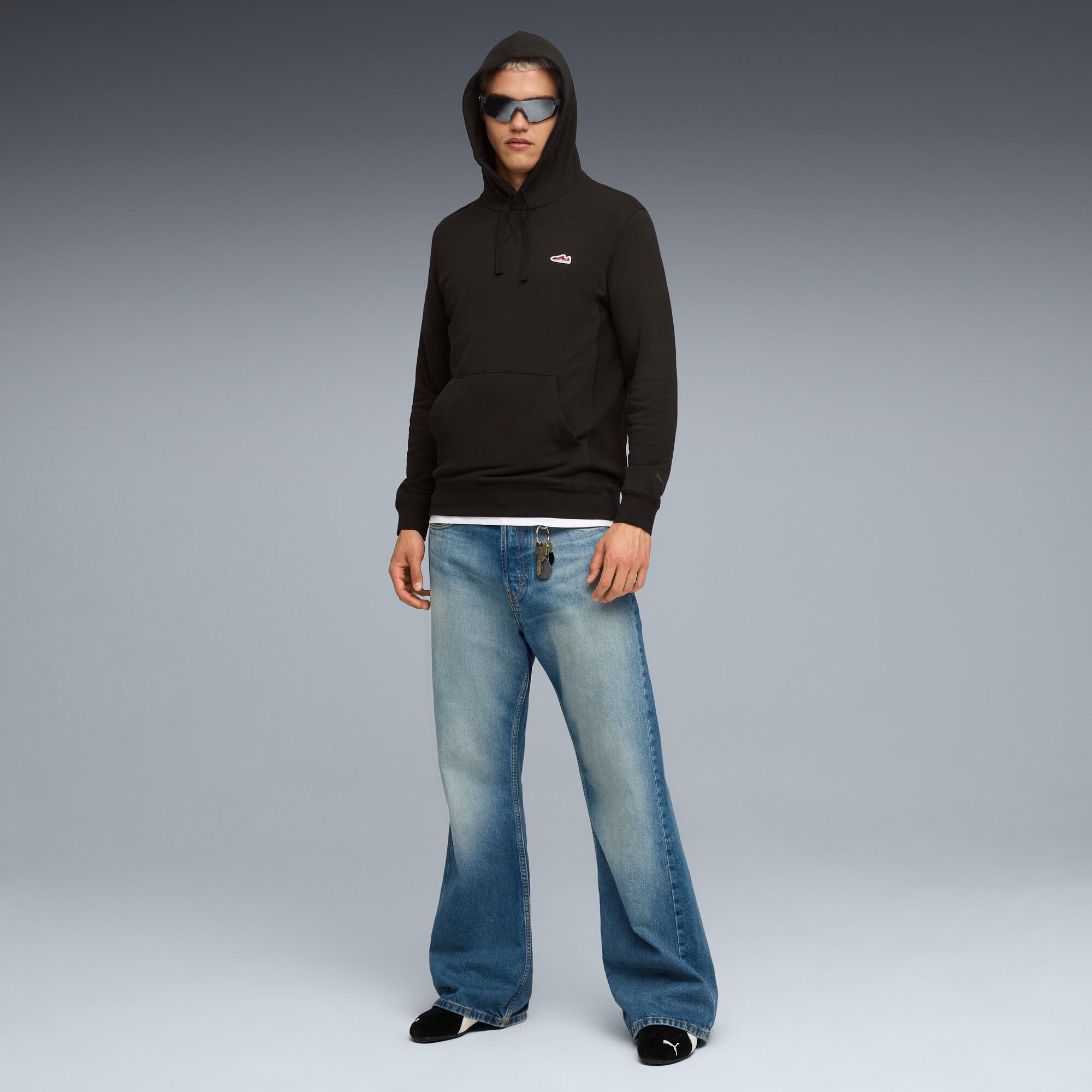 PUMA Wardrobe Essentials Suede Men's Hoodie Product Image