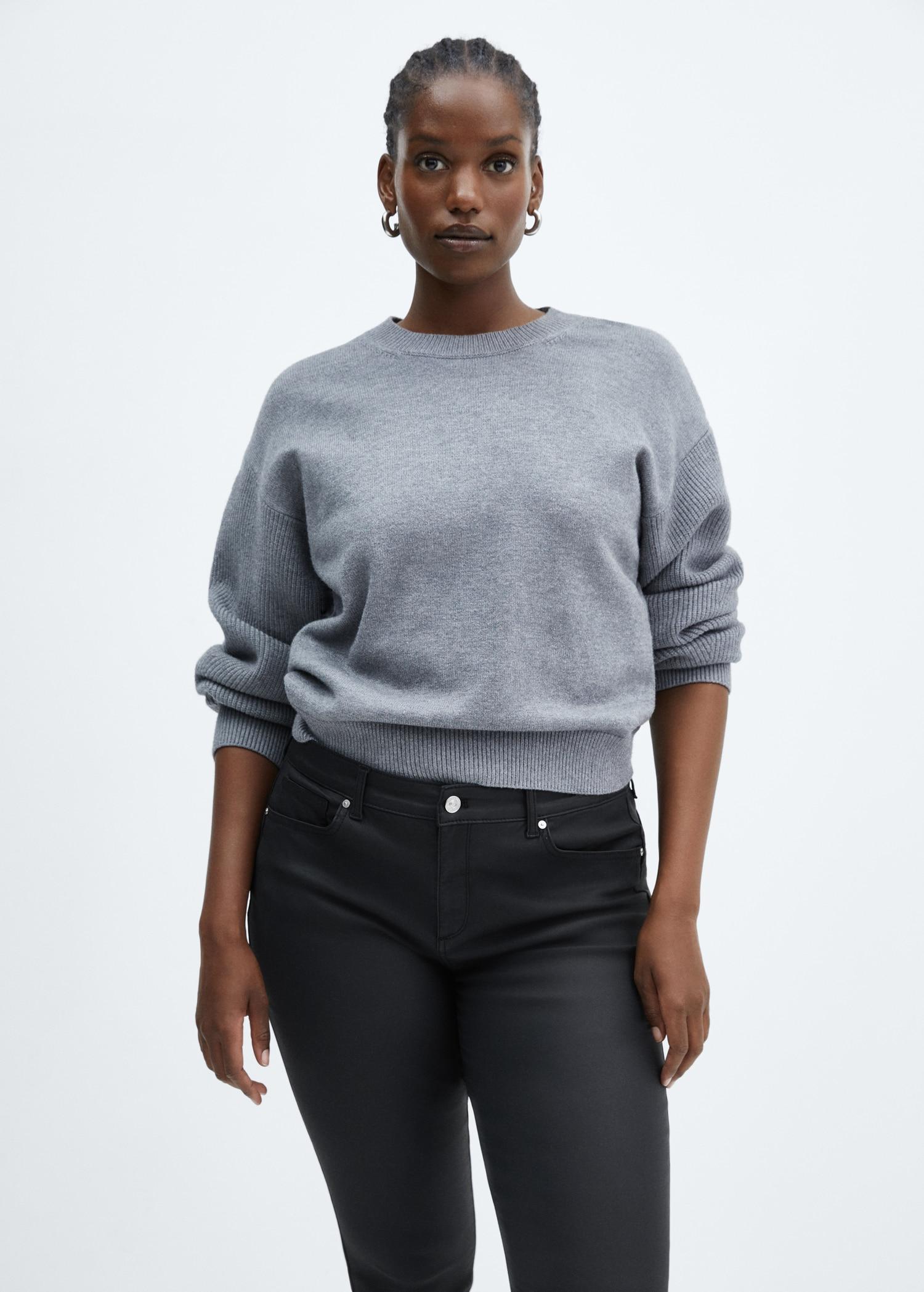 Waxed push-up skinny jeans - Women | MANGO USA Product Image