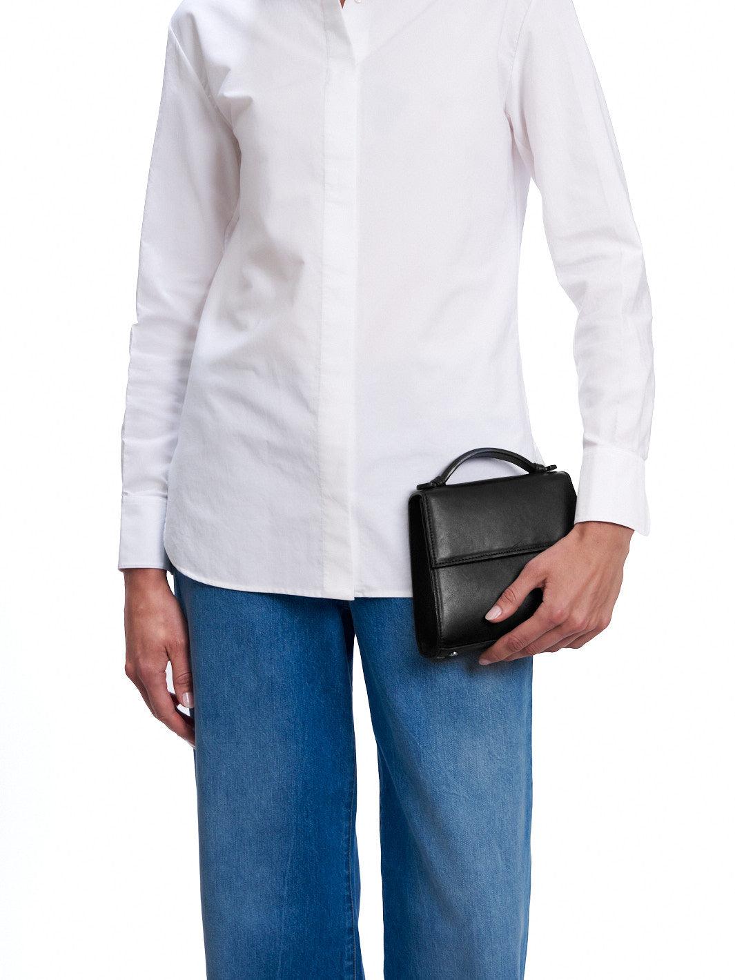 The Small Top Handle in Nappa Product Image