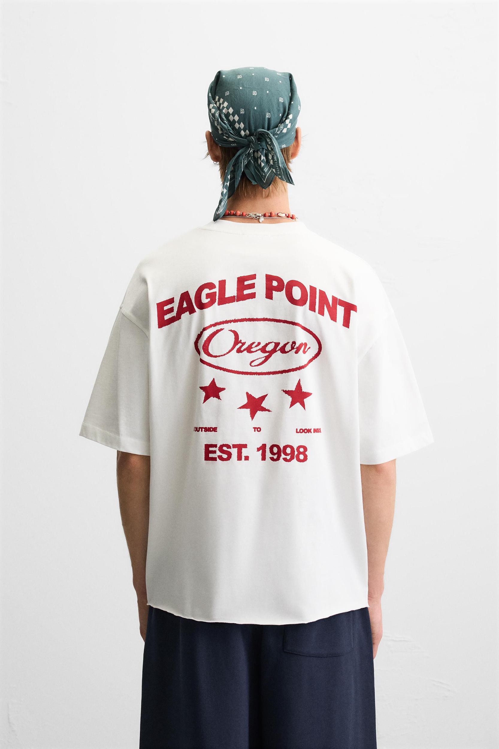 WASHED PRINT T-SHIRT Product Image