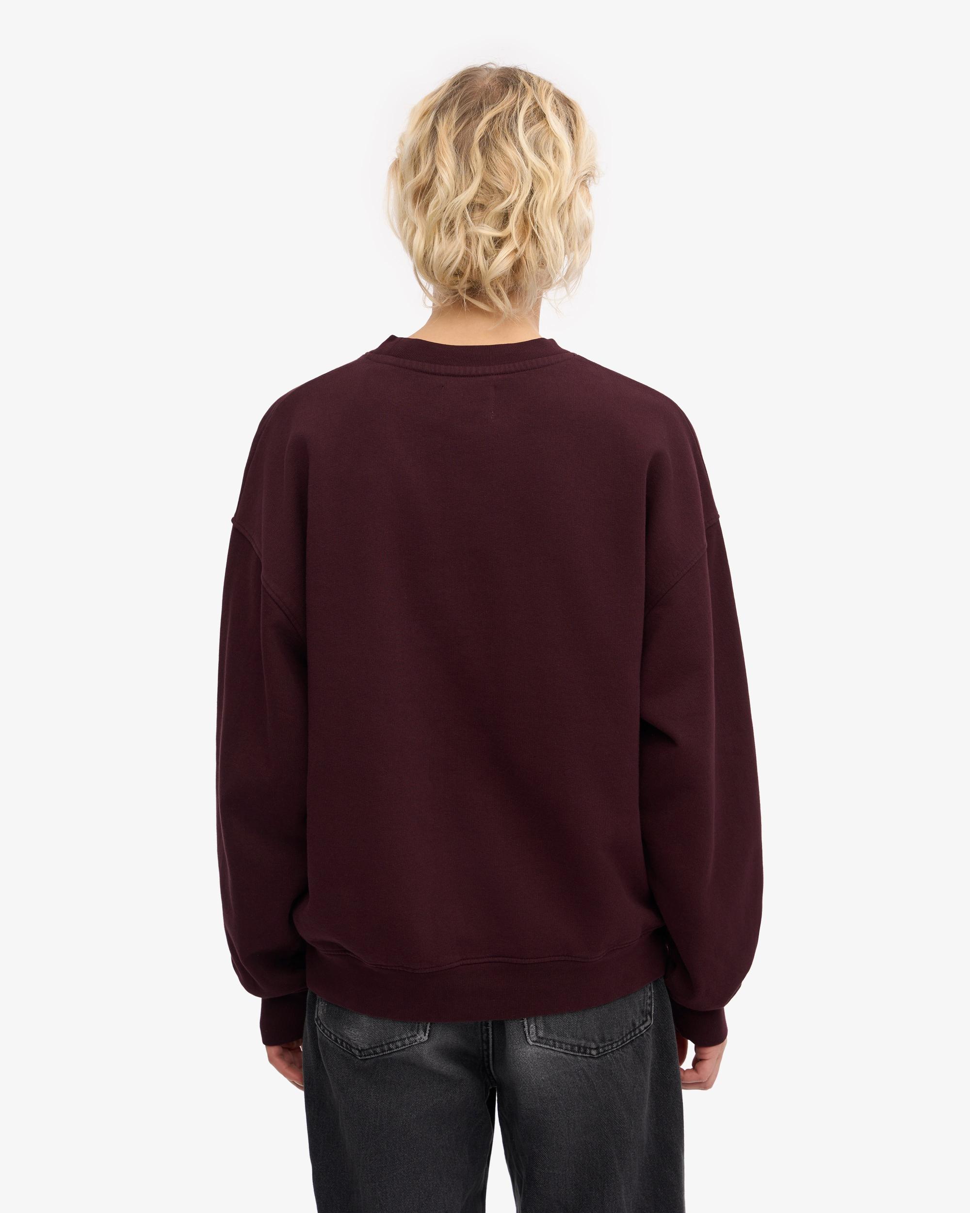 Organic Oversized Crew - Oxblood Red Product Image