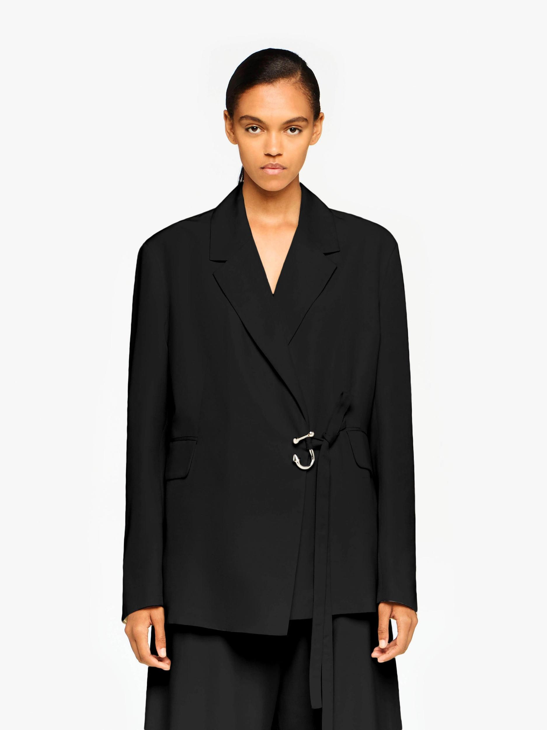 TAILORED WRAP BLAZER Product Image