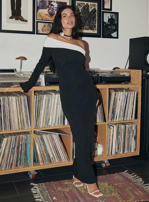 Anya Maxi Dress Black Product Image