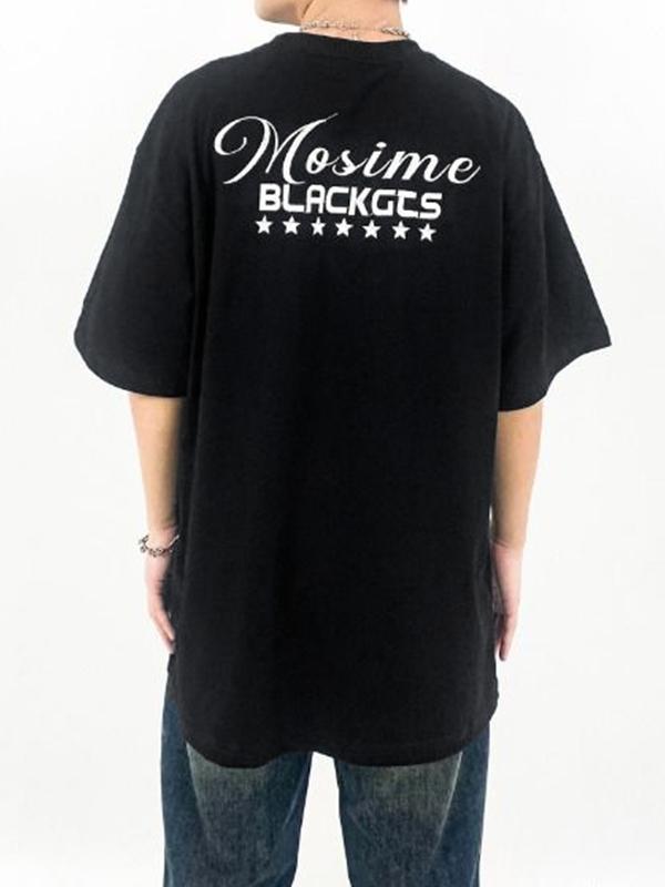 Men's Star Print Oversized Short Sleeve Tee Product Image