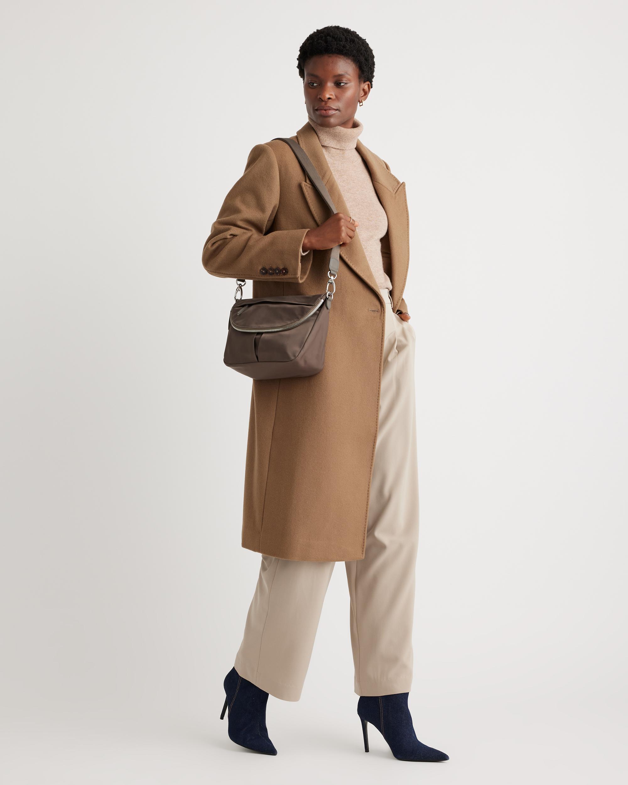 Quince | Women's Revive Nylon Foldover Crossbody Product Image