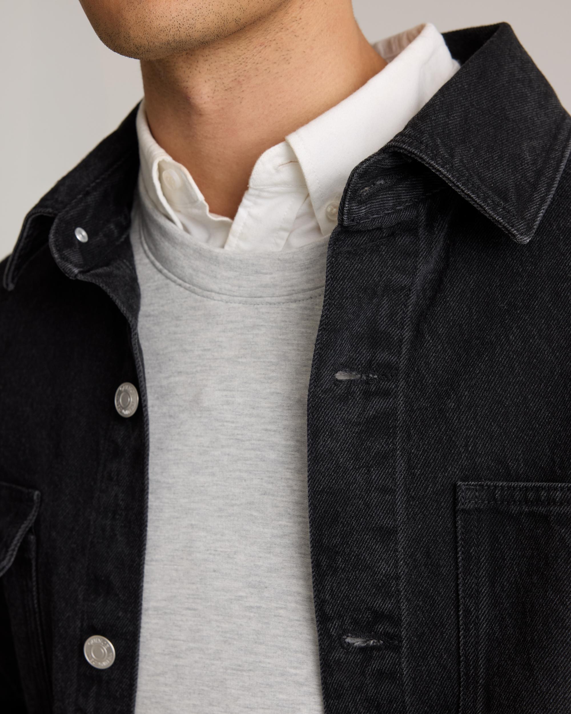 Quince | Men's Denim Chore Jacket Organic Cotton Product Image