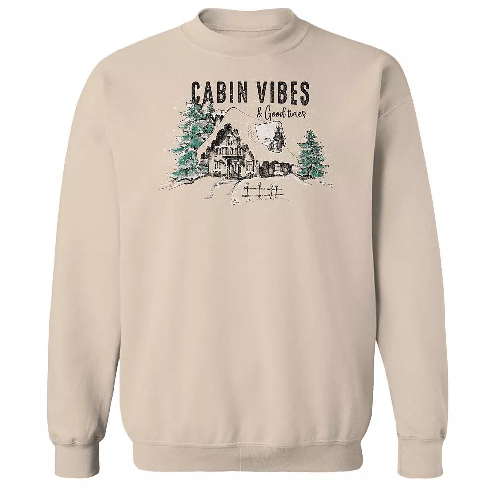Men's Cabin Vibes Fleece Sweatshirt, Adult Unisex,  Product Image