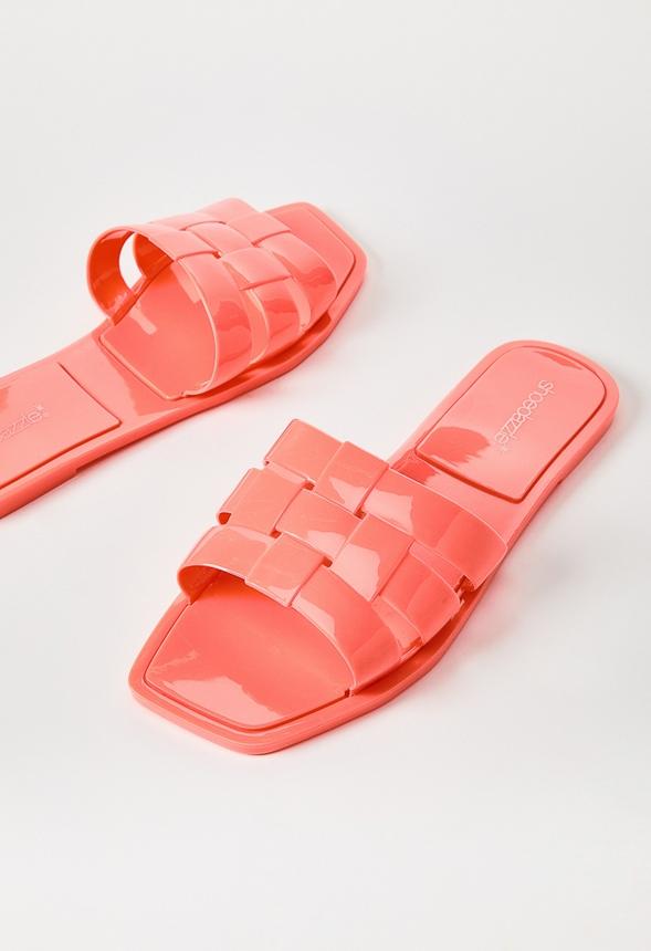 JustFab Margaux Platform Loafer Pump Womens Black/ White Size 8.5 Product Image