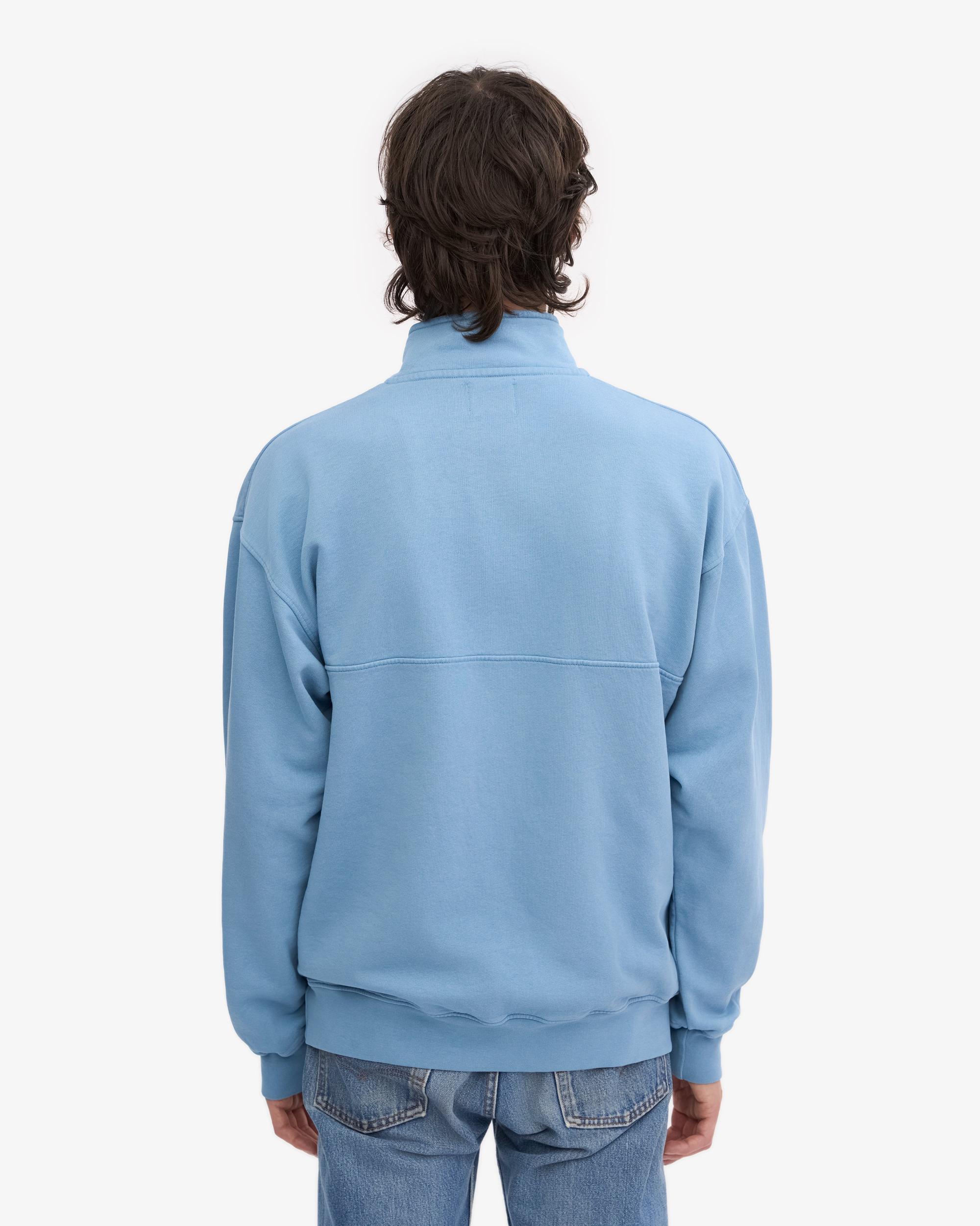 Organic Quarter Zip - Seaside Blue Product Image