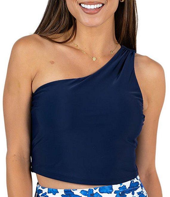 Janela Bay Shoreline Floral Ruched High Cut Seamless High Waist Swim Bottom Product Image