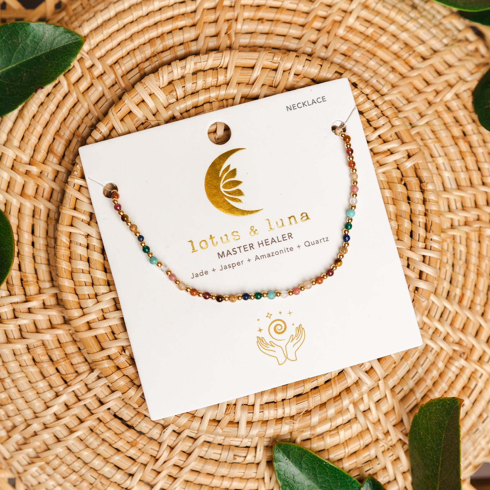 Gold Master Healer Healing Necklace Product Image