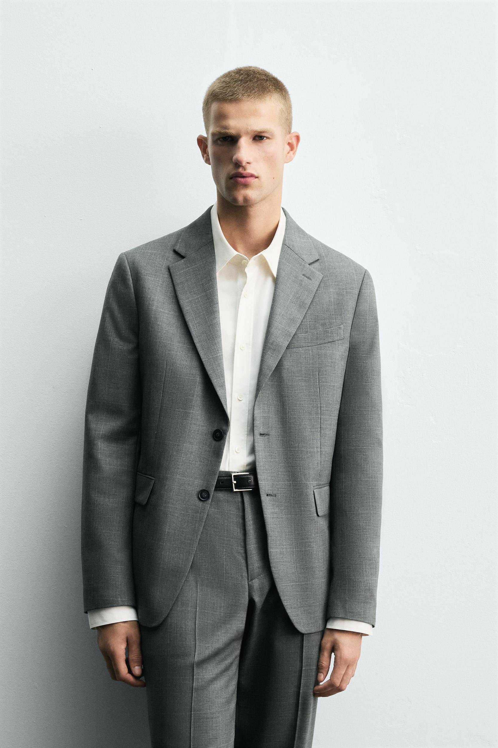 PLAID SUIT BLAZER Product Image