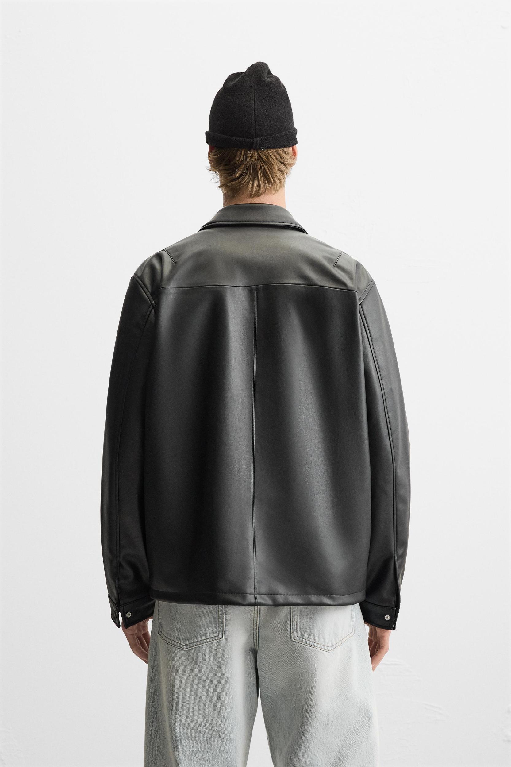 FAUX LEATHER JACKET Product Image