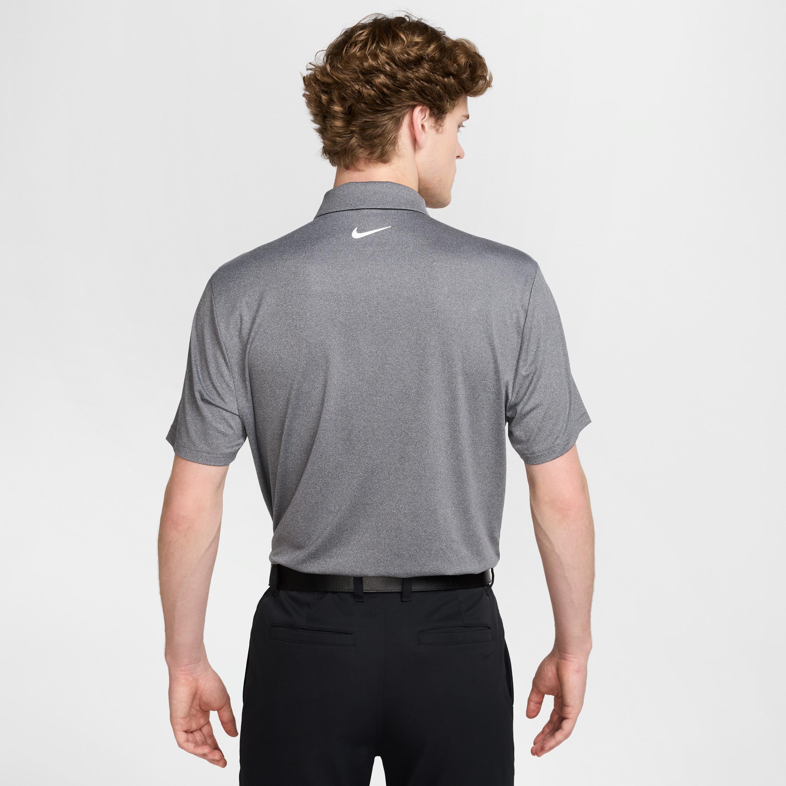 Nike Mens Tour Dri-FIT Heathered Golf Polo | FZ7473-010 Product Image