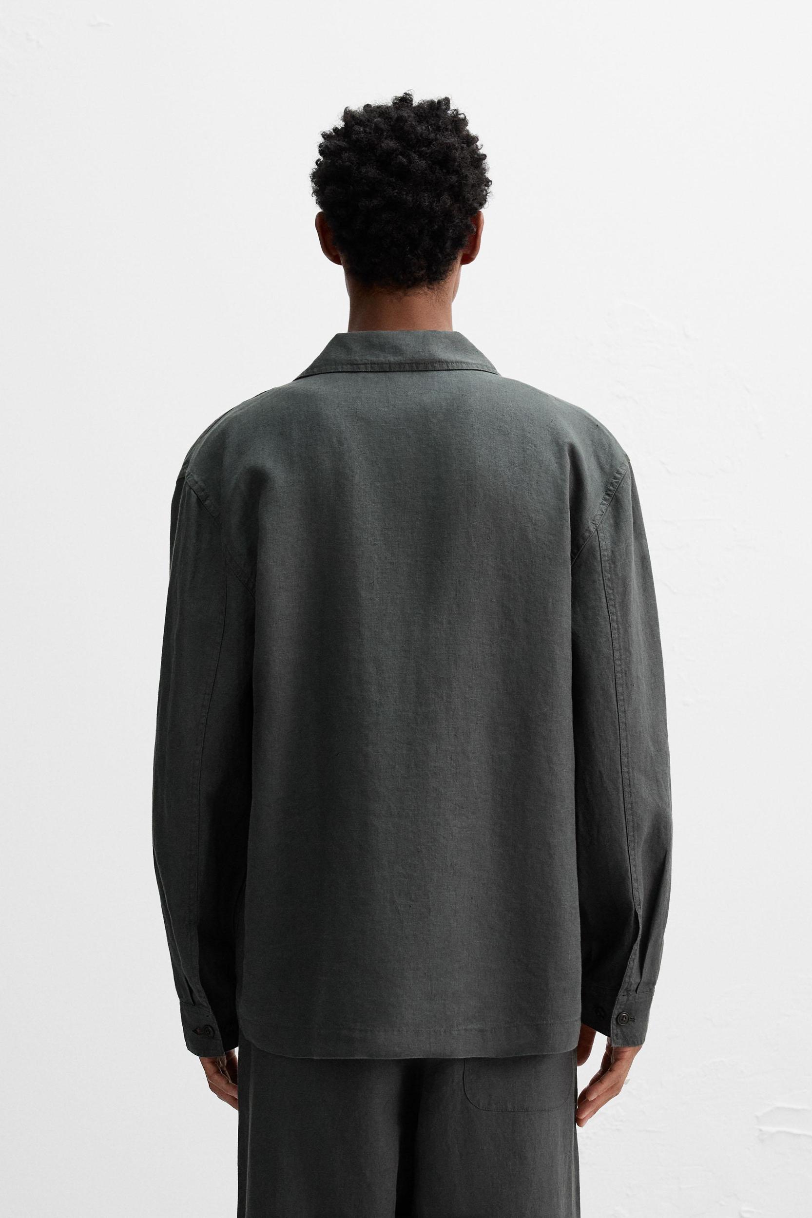 RELAXED FIT 100% HEMP OVERSHIRT Product Image
