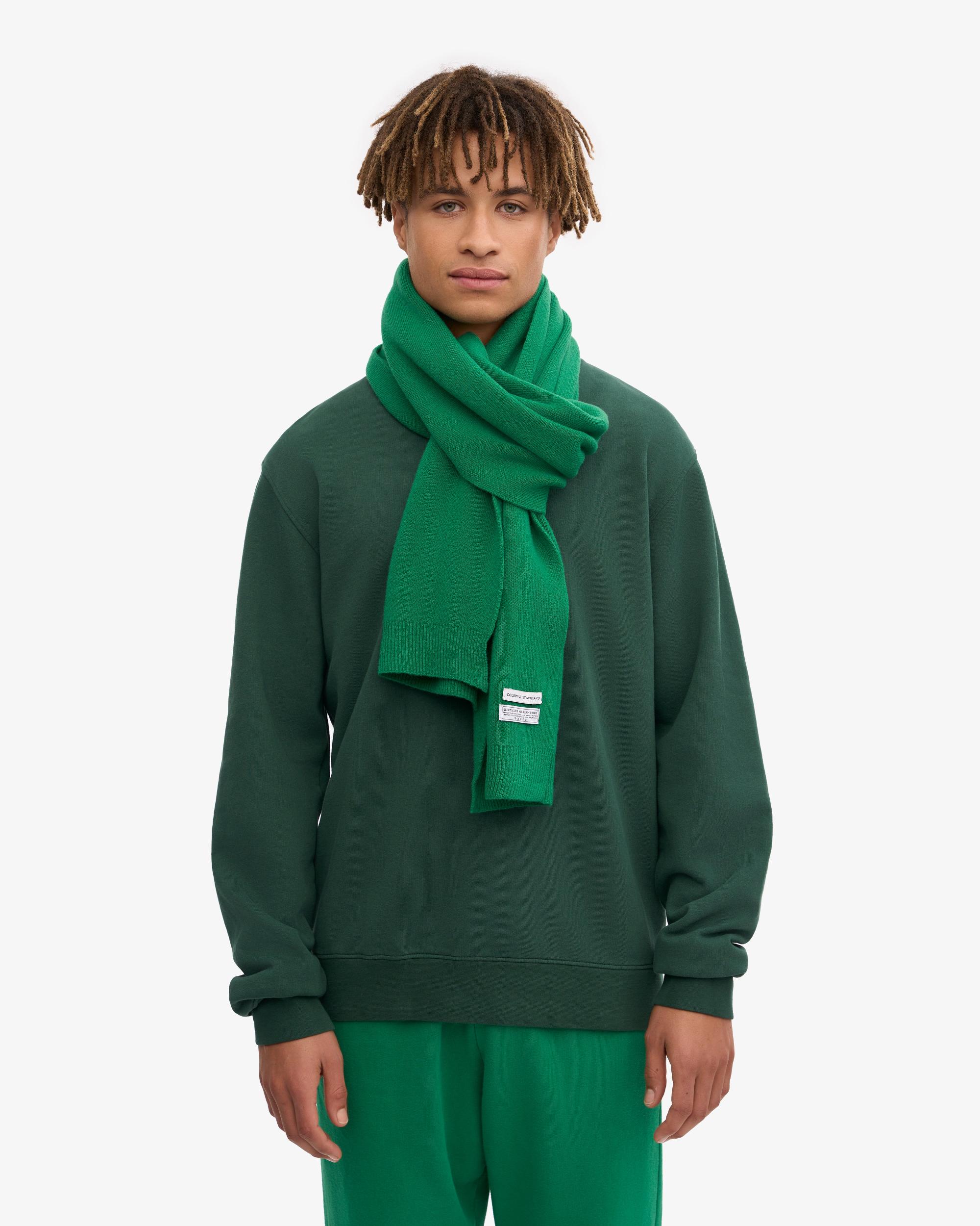 Merino Wool Scarf - Kelly Green Product Image