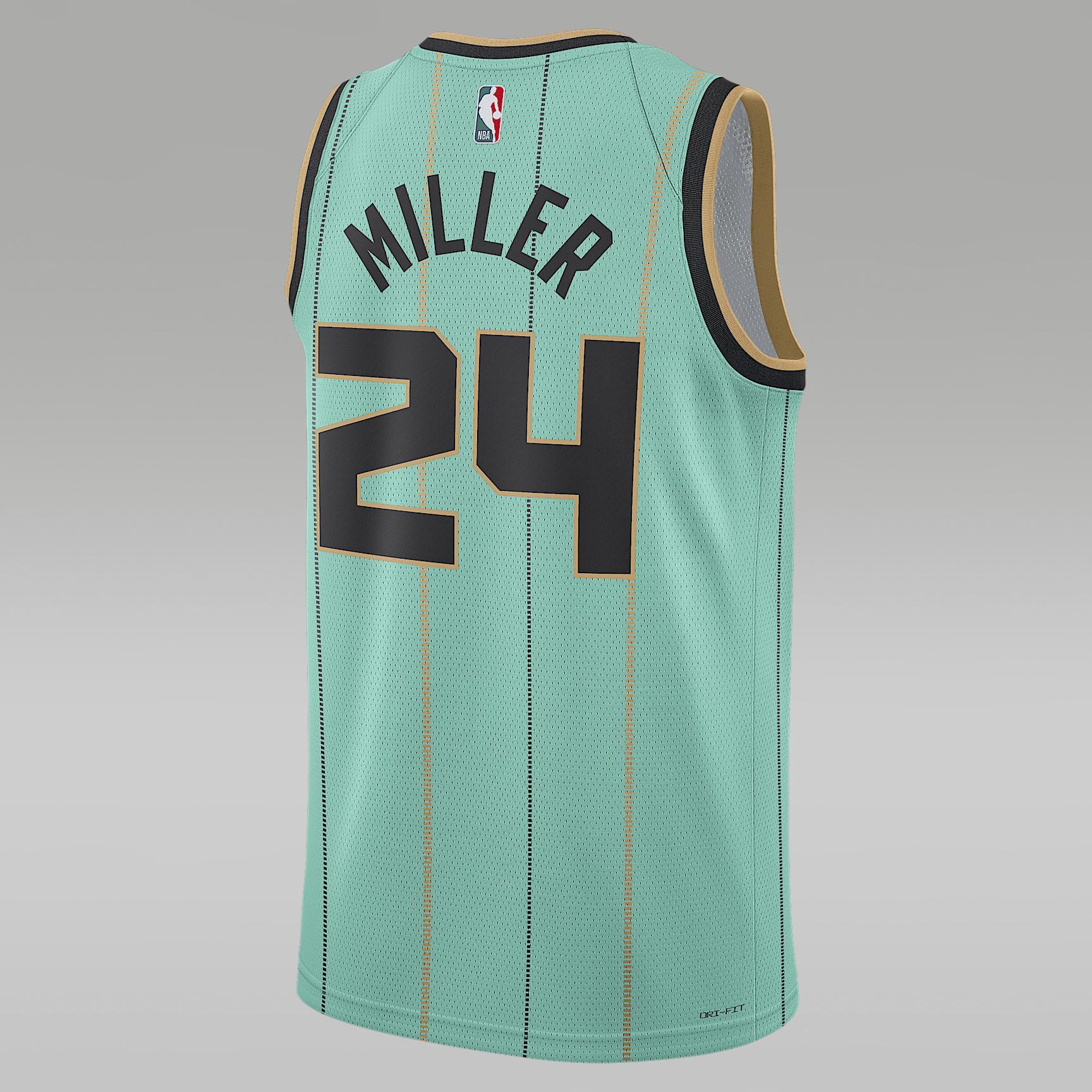 Brandon Miller Charlotte Hornets 2024/25 City Edition Men's Jordan Dri-FIT NBA Swingman Jersey Product Image