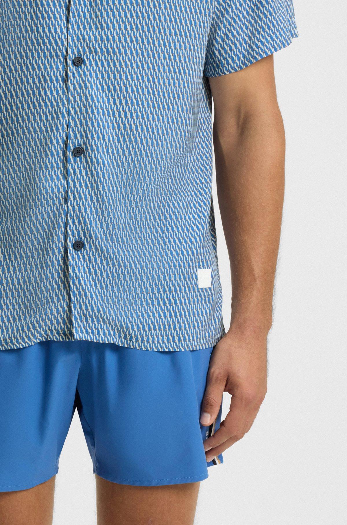 Regular-fit shirt with all-over print Product Image