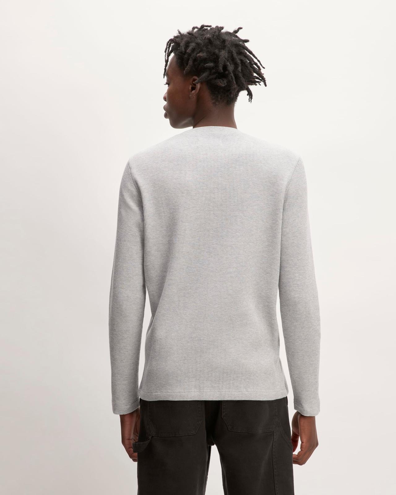 Mens Waffle Long-Sleeve Crew T-Shirt by Everlane Product Image