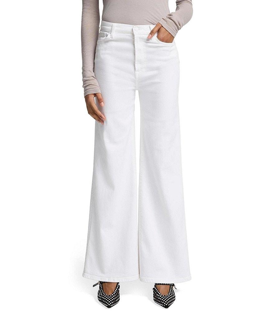 7 For All Mankind Jo Luxe Vintage Ultra High Rise Wide Leg Denim Jeans Product Image