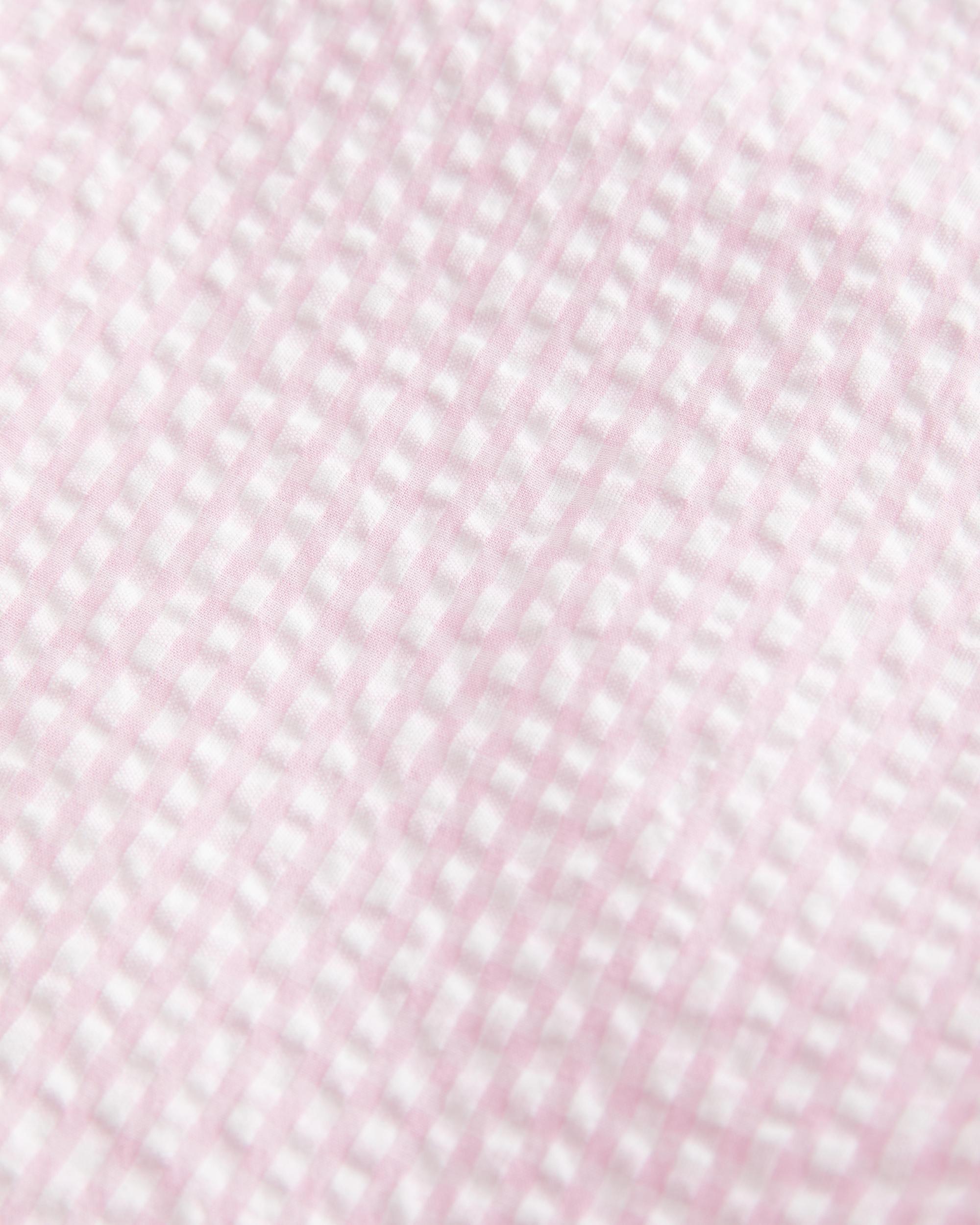 Seersucker Baggy Pull-On Pants Product Image