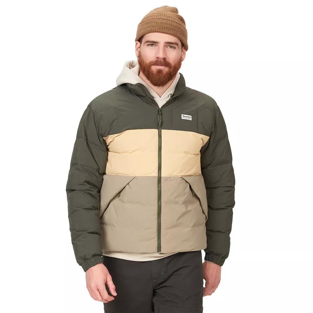 Men's Marmot Ares Colorblock Down Puffer Jacket, Size: Medium, Moon River Product Image