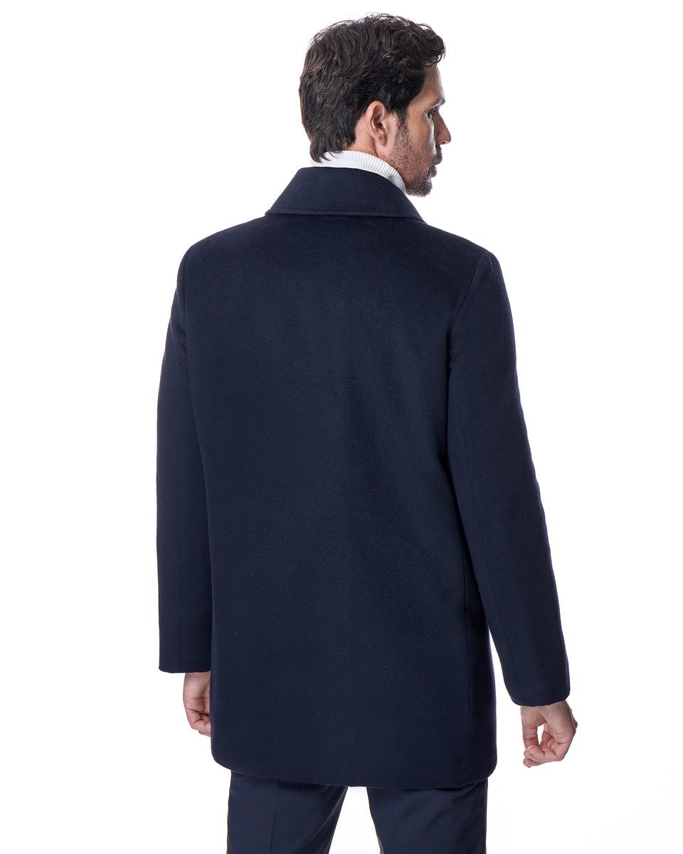 Men's Wool Quilted Lined Peacoat Product Image