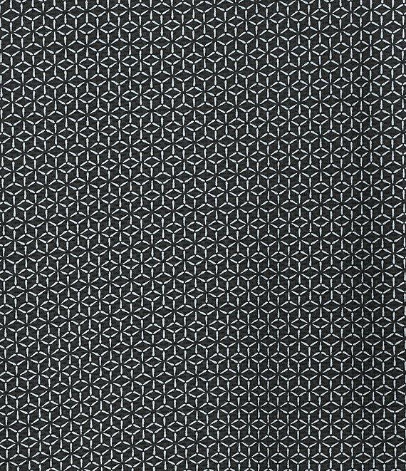 Cremieux Blue Label Geo Print Coat Front Knit Short Sleeve Shirt Product Image