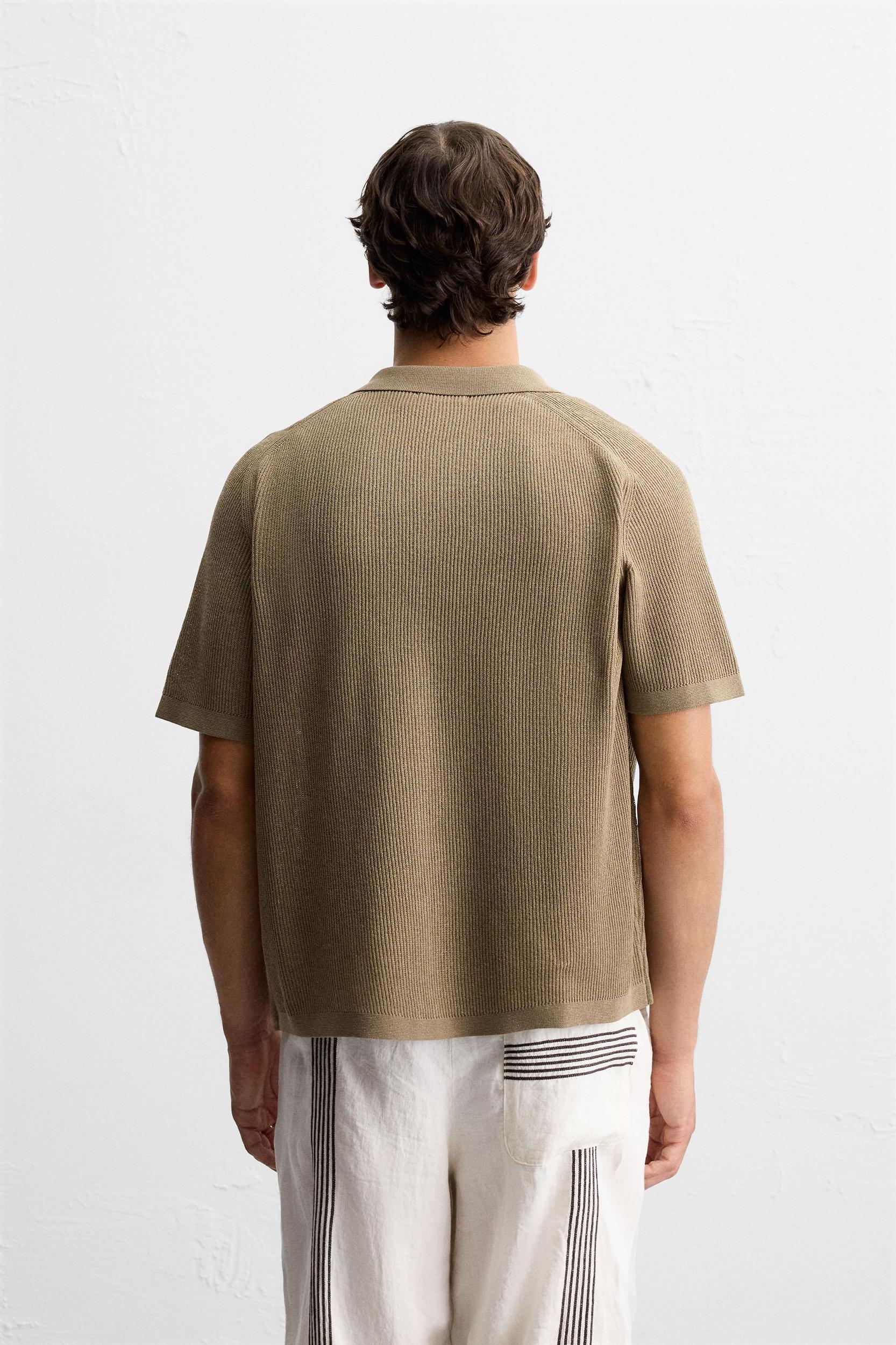 RELAXED FIT KNIT SHIRT Product Image