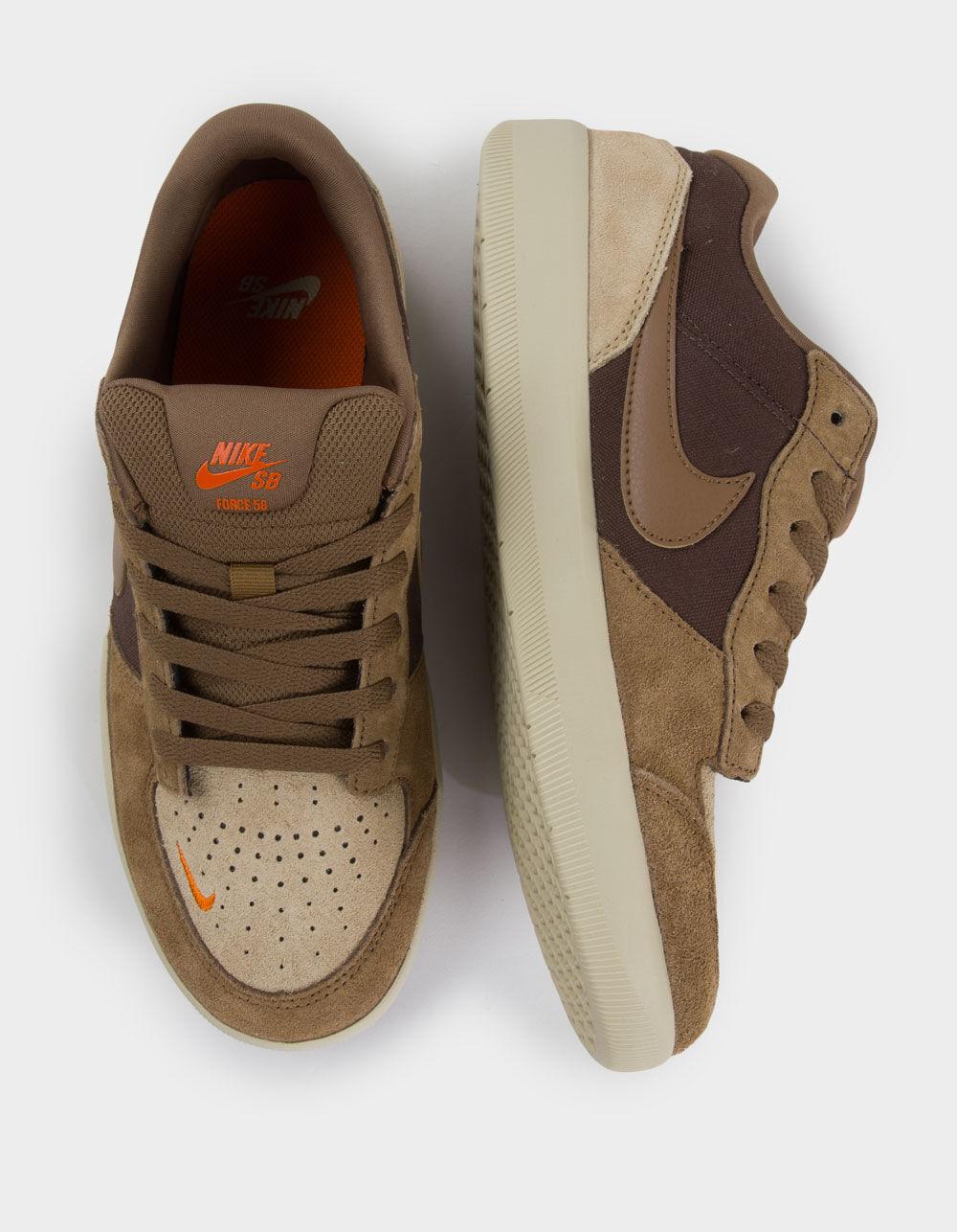 NIKE SB Force 58 Mens Shoes - BROWN COMBO Product Image