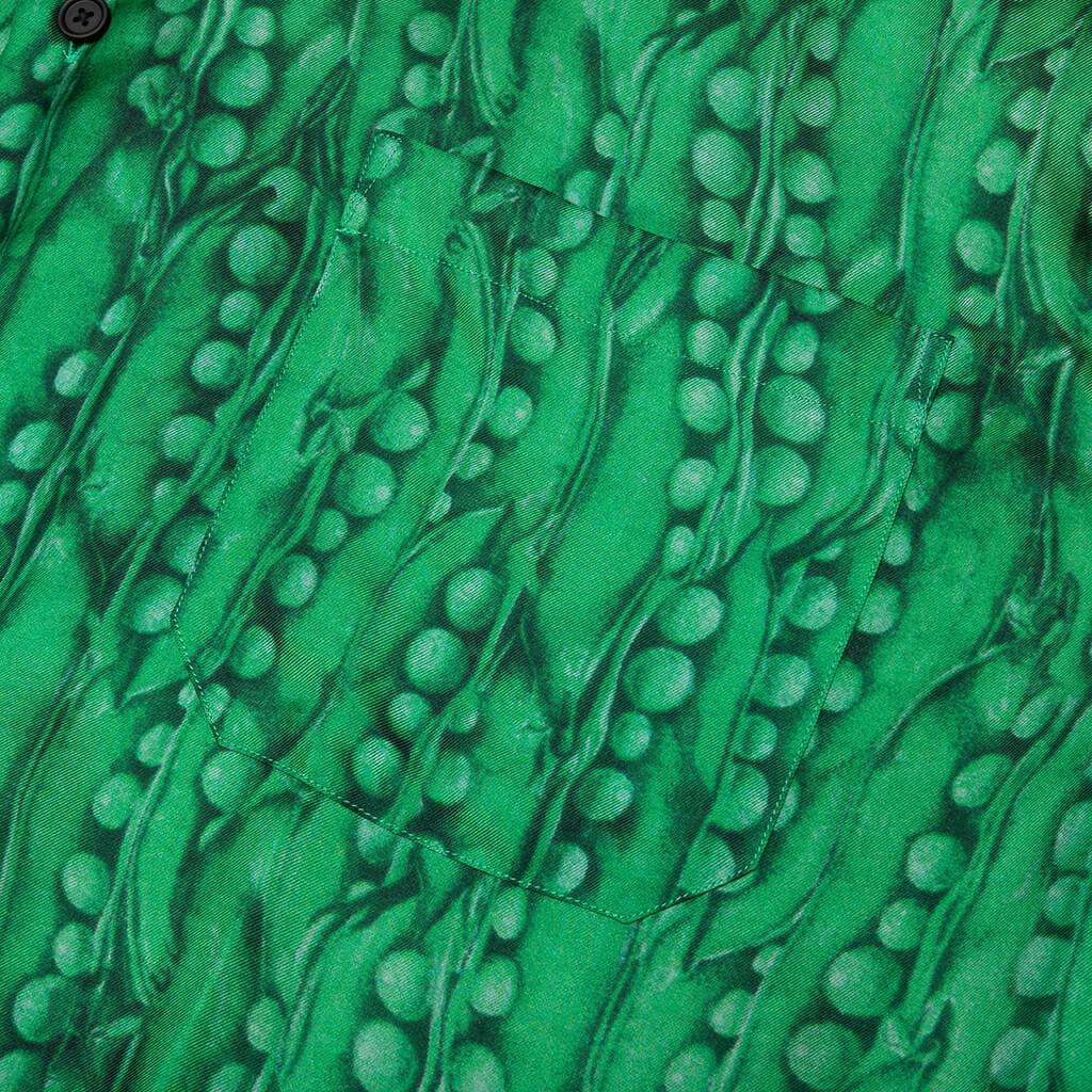 Hawaii Shirt w/ Front Pocket - Green Male Product Image