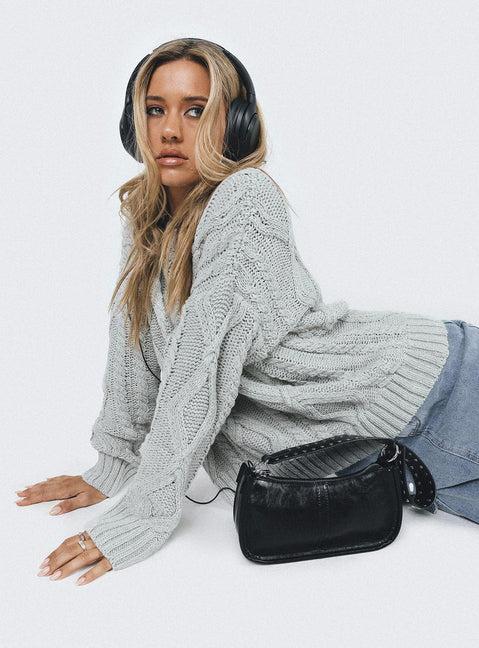 Anaya Oversized Sweater Grey Product Image