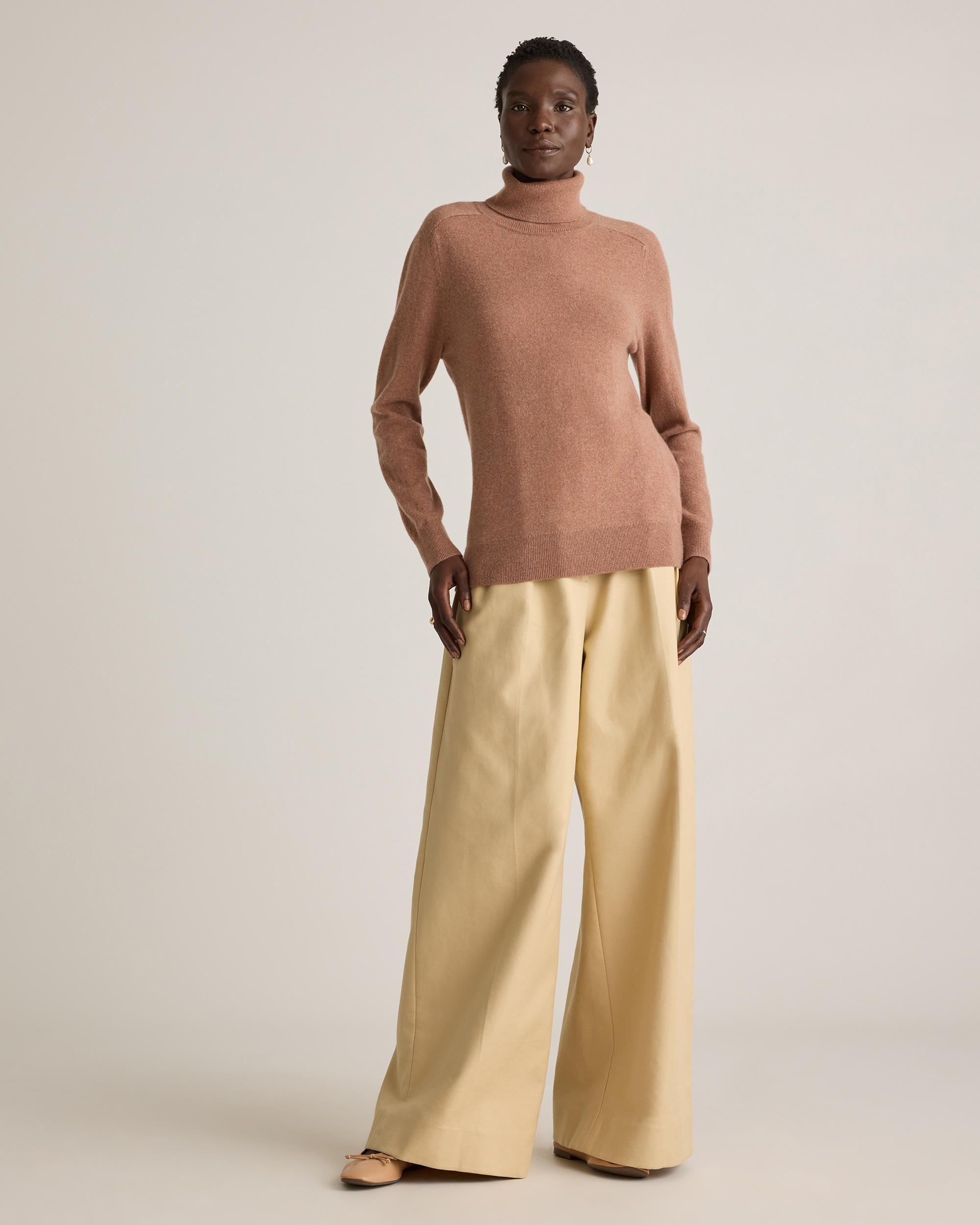 Quince | Women's Mongolian Cashmere Turtleneck Sweater Product Image