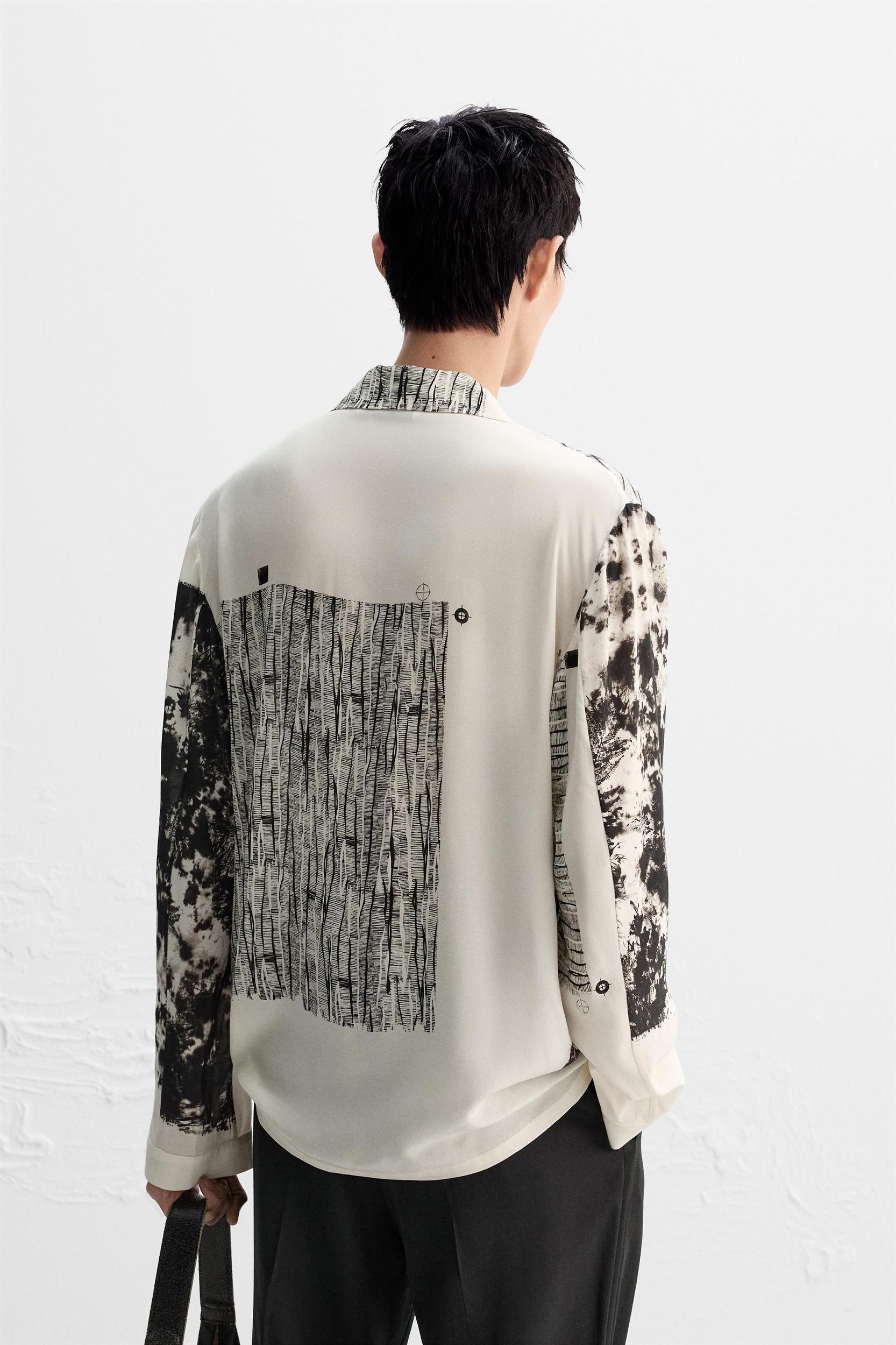 LIMITED EDITION ABSTRACT PRINT SHIRT Product Image