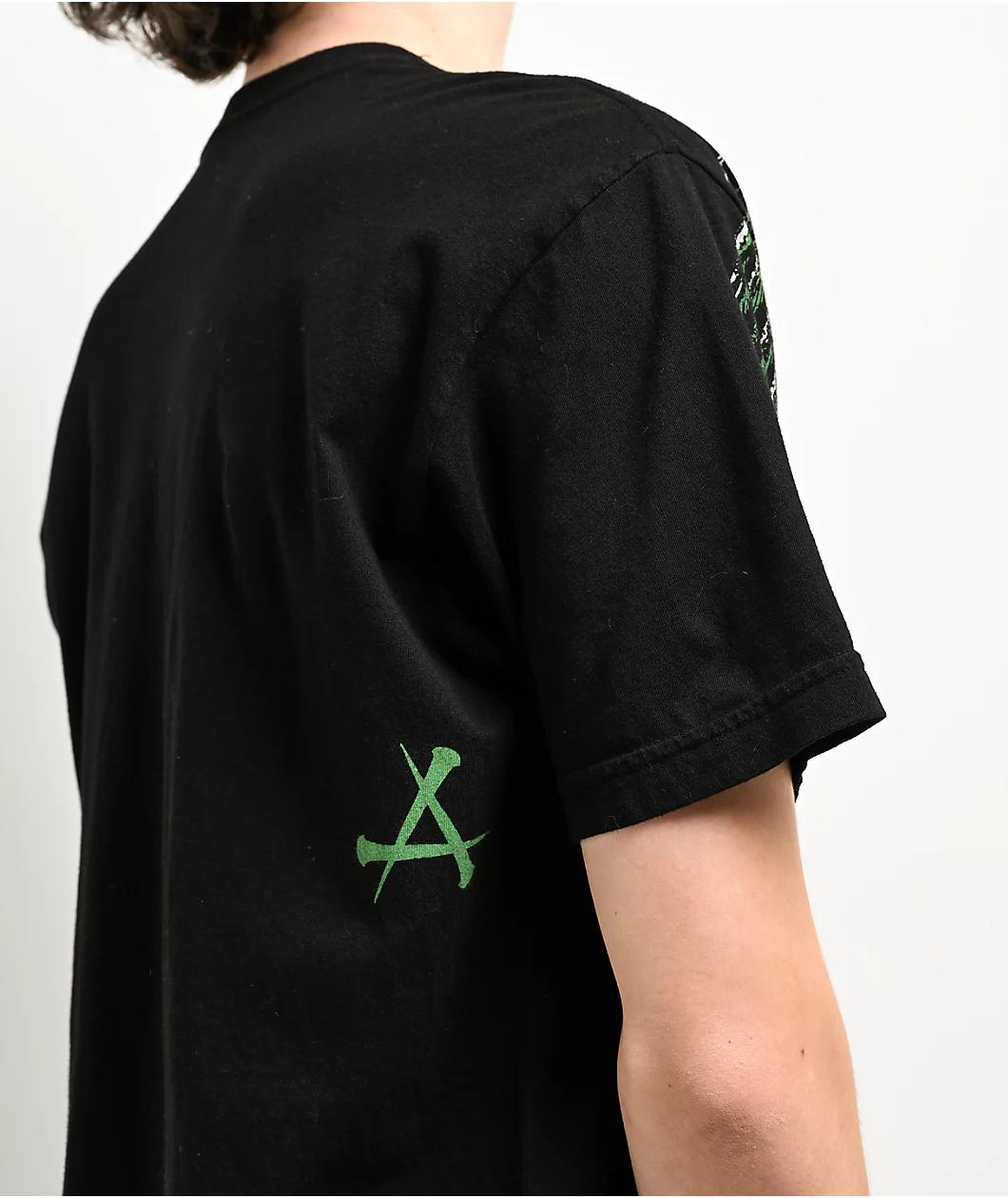 Affliction Toxic Wrath Black T-Shirt Product Image