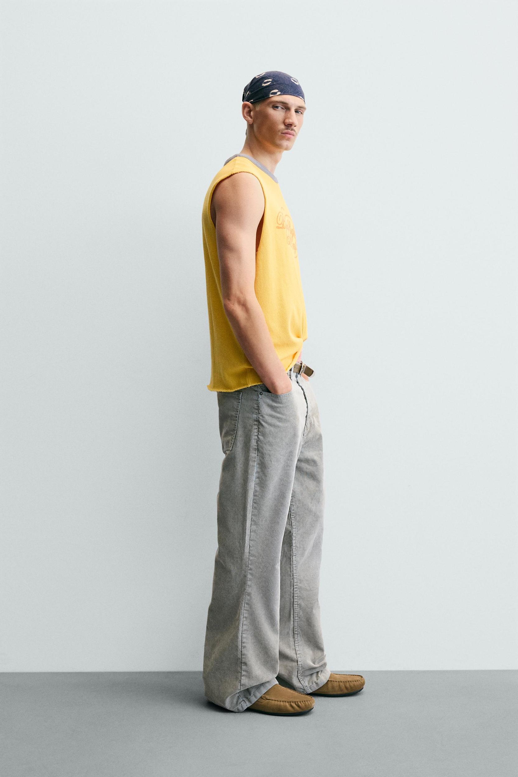 PRINTED KNIT TANK TOP Product Image