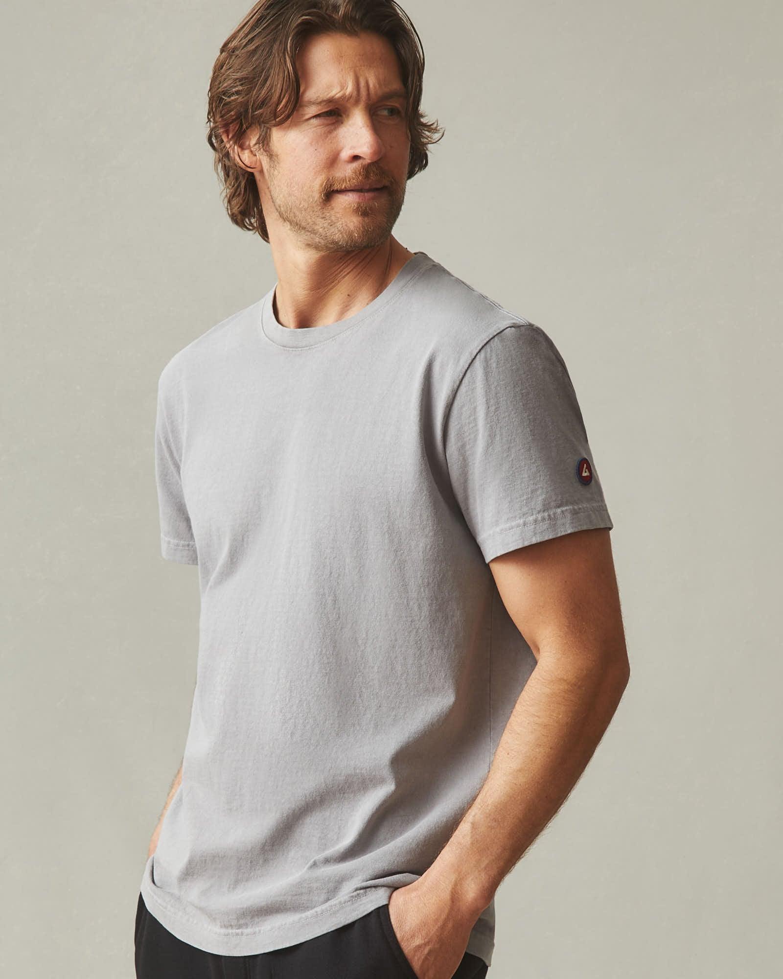 Men's Vintage Crew Tee - Washed Silent Storm Product Image