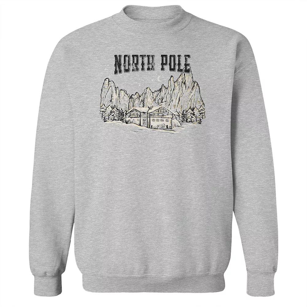 Men's North Pole Cabin Fleece Sweatshirt, Adult Unisex,  Product Image
